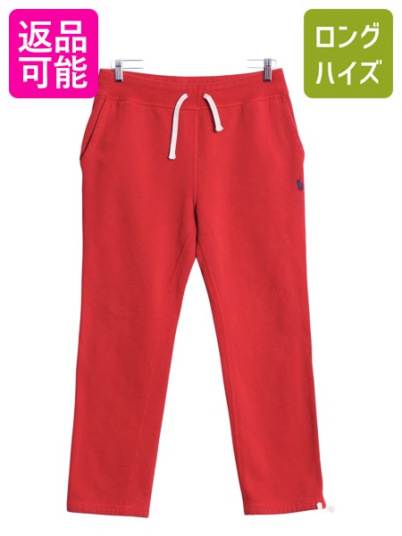 Rakuten - 【6/18 ご愛顧感謝デーポイントUP!】 ポロ ラルフローレン ポケット付き スウェット パンツ メンズ S 古着 裏起毛 トレーナー ヘビーウェイト イージーパンツ ワンポイント 赤| 中古 POLO RALPH LAUREN スエット スウェットパンツ スエットパンツ ストレート シンプル ポニ