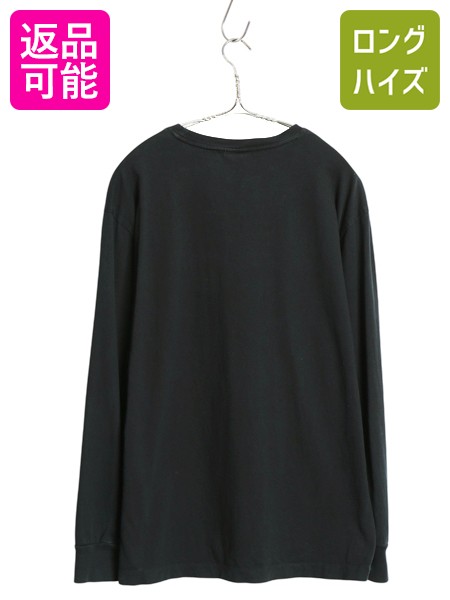 Rakuten - 【6/10 最大半額×24h限定10%オフ!】 00s ポロ ラルフローレン 長袖 Tシャツ メンズ M オールド ロンT ロングスリーブ コットン ワンポイント カットソー シンプル ゆったり 黒| 古着 中古 ブラック 00年代 POLO RALPH LAUREN 長袖Tシャツ ロングTシャツ アンダーシャツ イ