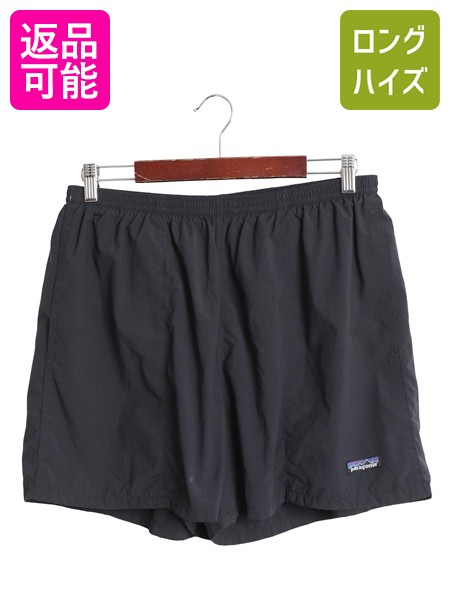 【5/25 48h限定10%OFF×最大8倍】 00s ★ パタゴニア バギーズ ショーツ メンズ M / 99年製 オールド アウトドア ナイロン ショートパンツ 短パン 海パン 水陸両用 黒 スイム| 古着 中古 ブラック 00年代 00's PATAGONIA バギーズショーツ ハーフパンツ ショート パンツ サ