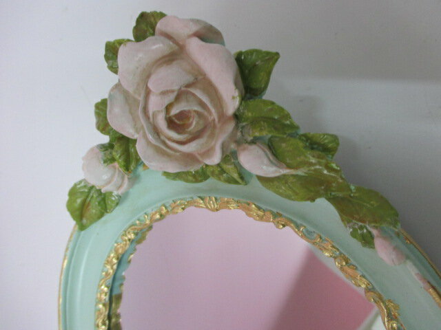 【お買い物マラソン ポイント5倍】 フレンチローズ手鏡 ラグジュアリー mr431 [2]