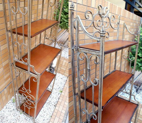 【29〜30日はポイント5倍】 アイアン家具 雑貨 ロマンチック 姫系 アイアン シェルフ ウォールシェルフ リビング 収納棚 飾り棚 インテリア 家具アイアン...