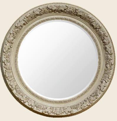 【29〜30日はポイント5倍】 鏡 ミラー 壁掛け アンティーク ウォールミラー アンティーク ロマンチック 姫系 シャビー オーバル ホワイト 白アンティーク...