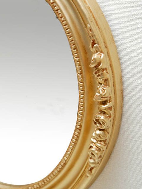 【お買い物マラソン 500円クーポン】 ロマンチック 姫系 薔薇雑貨 ローズレリーフミラー 大人 カワイイ ラグジュアリー mr237g [2]