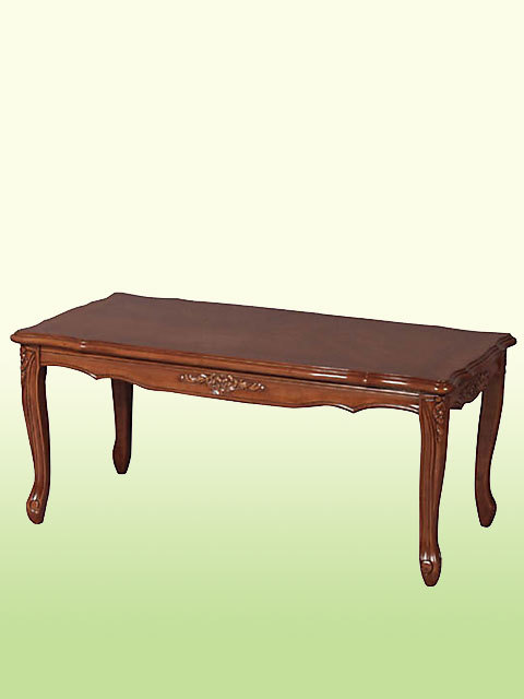 ロマンチック 姫系 アンティーク家具 シャビーシック 家具 インテリア シンプル 茶色 ブラウン テーブル 机 クラシック フィオーレリビングテーブル♪ta40◆◆【大人カワイイ】【新生活】【RCP】