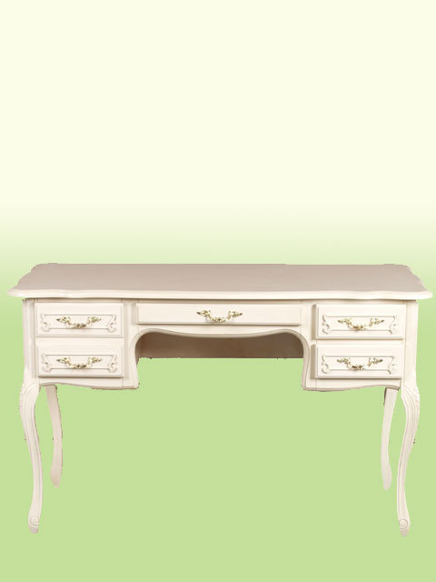 フィオーレプリンセスデスク♪wh283【白・ホワイト家具】【姫系】【かわいい】【シンプル】【パソコン机】【学習机】