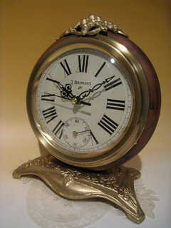 置き時計 置時計 時計 インテリア ブラウン ゴールド 置物オブジェ アンティーク ロマンチック 姫系グレープ置時計 大人 カワイイ ラグジュアリー