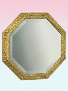 【28、1日はポイント5倍】 八角ウォールミラー mr166