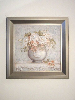 ロマンチック 姫系 絵画 インテリア 花 額絵 玄関 リビング 台所 キッチン ダイニング アートフレームローズ額絵♪pi183b 【送料無料】【0831otoku-f】【新生活】【ラグジュアリー】【RCP】