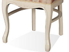 ※代金引換え対象外フィオーレダイニングチェア♪wh268【姫系家具】【クラシカル】【ロココ】【ホワイト家具】