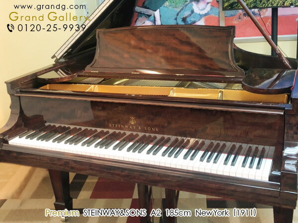 STEINWAY＆SONS（スタインウェイ＆サンズ）A2【中古】【中古ピアノ】【中古グランドピアノ】【グランドピアノ】【木目】【221101】のサムネイル