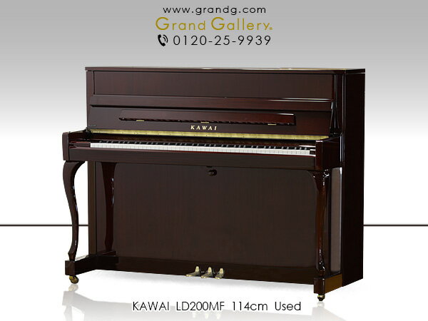 KAWAI（カワイ）LD200【中古】【中古ピアノ】【中古アップライトピアノ】【アップライトピアノ】【木目】【猫脚】【220312】のサムネイル
