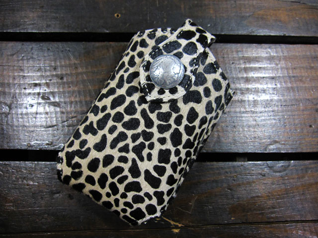 FUNNY/ファニー　モバイルケース　プリンテッドヘアカーフ (D-RING TYPE)　CHEETAH