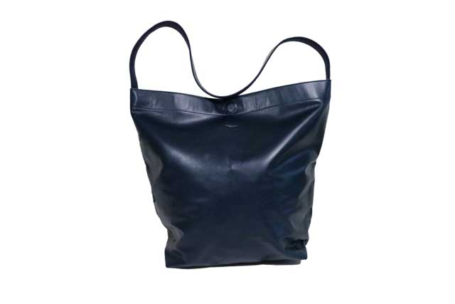 BUTLER VERNER SAILS/バトラーバーナーセイルス　ワンストラップレザーショルダーバッグ　　ネイビー　　あす楽