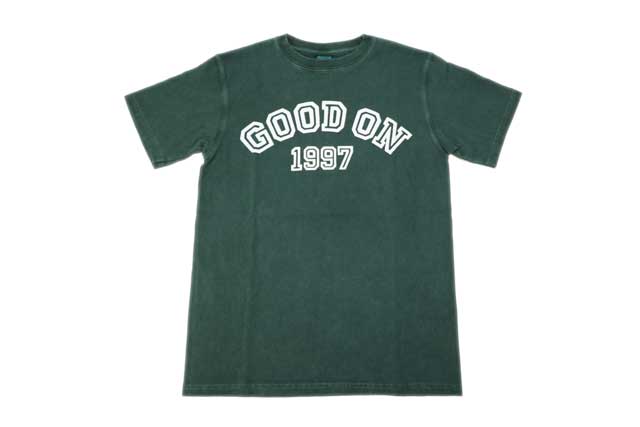 Rakuten - GOOD ON グッドオン 半袖 ショートスリーブ 1997プリントTシャツ ピグメントダークグリーン USA コットン ユニセックス 日本製 ブランド 送料無料 ブランド