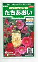 花の種　たちあおいホリホック　サマーカーニバル 約25粒　（株）サカタのタネ　　実咲