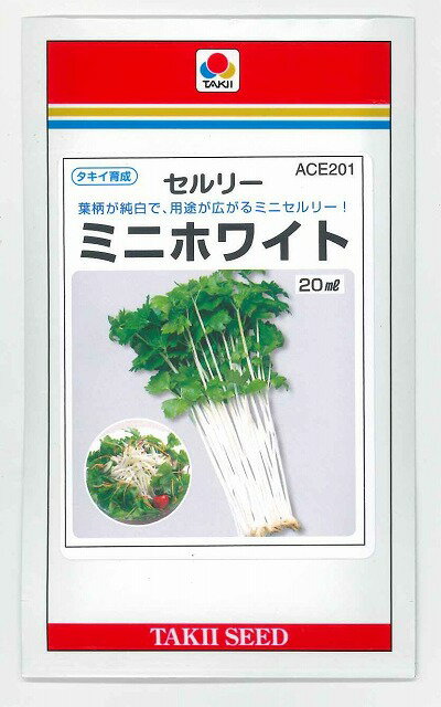 セルリー ミニホワイト 20ml タキイ種苗(株)