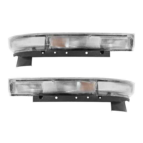 三菱ふそう 2t NEWキャンター 後期仕様 左右セット クリアウインカー クリアレンズ ウィンカー 後期タイプ ニューキャンター 標準ボディ ワイドボディ ウインカーレンズ 【デコトラ 電装 外装 装飾 トラックパーツ 大型車 24V車 トラック用品】