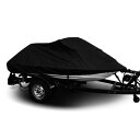 【送料無料】 厚手◎ ジェット スキー カバー Mサイズ 180〜260cm 1人乗り向け 収納ポーチ付き 水上 バイク オートバイ ボート マリン ブラック ...