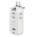 【送料無料】 3AC-2USB-18W PD WH OAK カシムラ AC-006