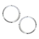 【送料無料】 汎用 インナーバッフル アルミ製 海外6.5インチ用 スピーカー 左右セット 内径148.3mm 厚み21mm 2枚入 スピーカー スペーサー ト...
