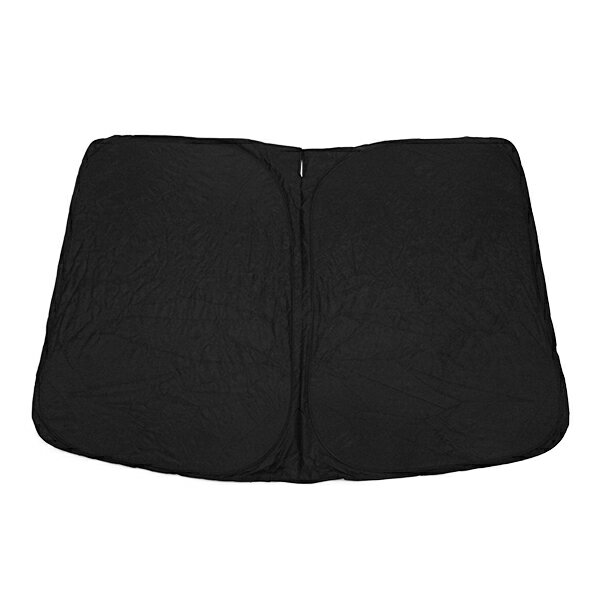 【送料無料】 ワンタッチ 折り畳み式 フロント サンシェード 三菱 デリカ D:5 D5 ブラック×ブラック フロントガラス 日よけ 遮光 2重仕様