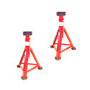 【送料無料】 2台セット リキマエダ リジッドラック 2t アングル足 受/足ゴム付 RD-200L-3G 軽四〜普通自動車 馬ジャッキ ジャッキ 整備 メンテ...