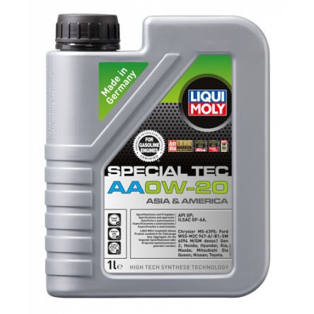 LIQUI MOLY リキモリ スペシャルテックAA 0W20 1L 20891 LIQUI MOLY リキモリ エンジンオイル 0W-20 1L 1リットル Special Tec AA 0W-20 スペシャルテックAA 日本車 アジア車 アメリカ車用