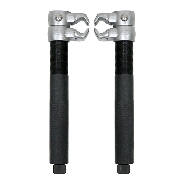 【送料無料】 2爪 コイルスプリングコンプレッサー 2本セット インパクトレンチ対応 能力25〜280mm サ..