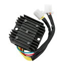 【メール便送料無料】 三相 6線 レギュレーター バイク オートバイ RV125JP RV125EFI SYM ブラック 6線 修理 交換 対応純正品番 31600-M56-000