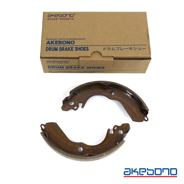 曙 AKEBONO eKワゴン B11W ブレーキシュー ハーフタイプ NN3072F 三菱 ドラムブレーキシュー 曙ブレーキ工業 ハーフキット