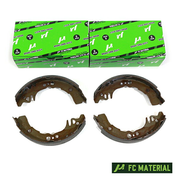 FCマテリアル ハイゼット S500P S510P ブレーキシュー ハーフタイプ SN6631-30×2 リア ダイハツ ドラムブレーキシュー 曙ブレーキ工業 ハーフキット 旧東海マテリアル