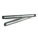 【送料無料】 ツインカラー LEDデイライト アンバー&ホワイト 橙&白 汎用 【キャンセラー内蔵 フロント フォグランプ エアロ バンパー 後付け ドレスアッ...