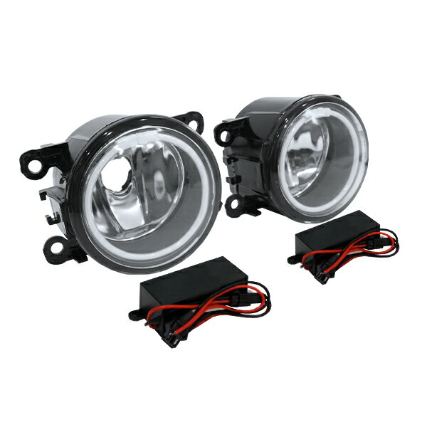 【送料無料】 CCFLリング LEDフォグランプ スズキ 汎用 イエロー 黄色 H8/H11 純正交換式 フォグライト フロント