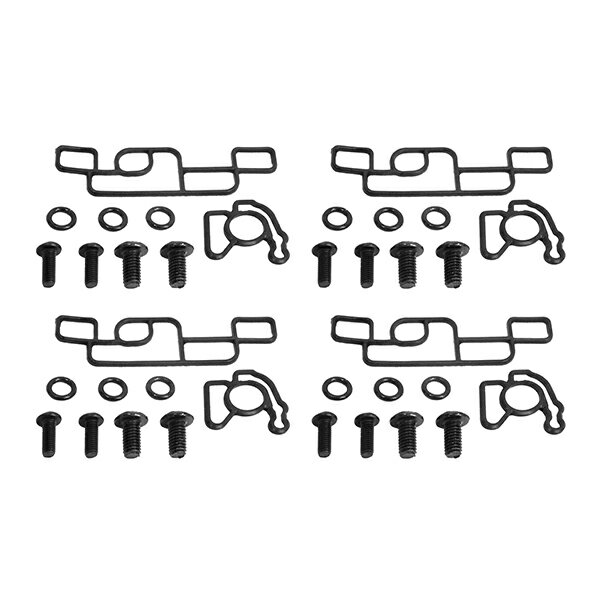 キャブレター リペアキット FCR オーバーホール OH 非分解部分 フッ素ゴム製 Oリング 交換用 ボルト付き 4気筒 スモール ラージ ボディ