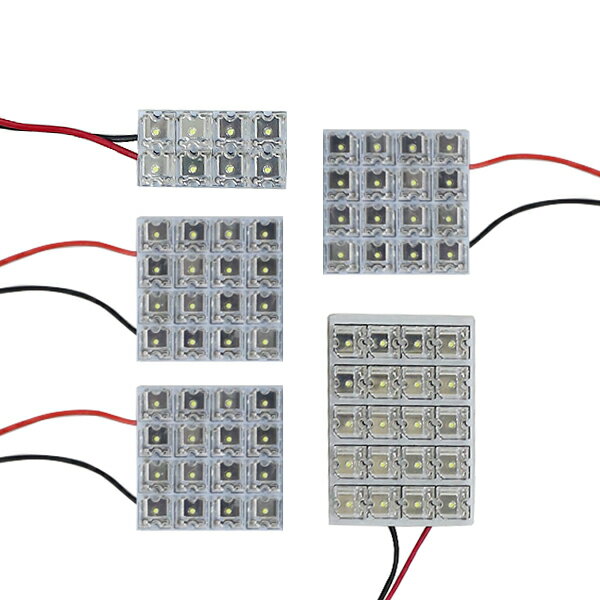 【メール便送料無料】 超高輝度LEDルームランプ タントカスタム L375S H19～ 76発/5P ダイハツ【FLUX 室内灯 電球 ホワイト 白 ルームランプセット ルーム球 カーアクセサリー 取付簡単 トランク ラゲッジ にも】