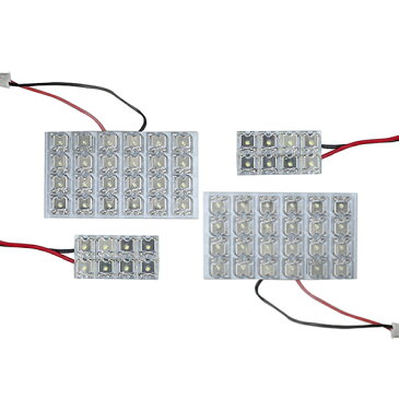 【メール便送料無料】 超高輝度LEDルームランプ ステップワゴン スパーダ RG2 H19〜H21 64発/4P ホンダ【FLUX 室内灯 電球 ホワイト 白 ルームランプセット ルーム球 カーアクセサリー 取付簡単 トランク ラゲッジ にも】