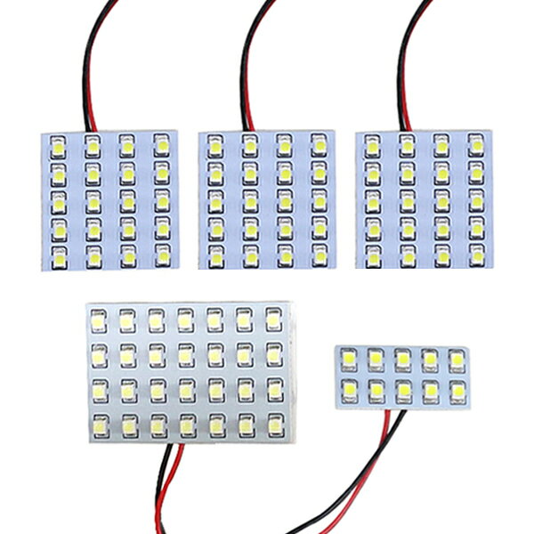 【メール便送料無料】 LEDルームランプ タントカスタム L375S H19～ 98発【ダイハツ SMD 室内灯 ルームランプ ホワイト 白 ルームランプセット ルーム球 電球 LED球 純正交換式 車内灯 車内ライト 室内灯 内装 カーアクセサリー カーパーツ】