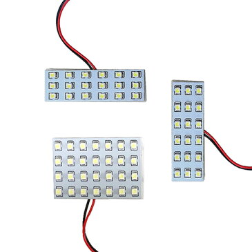 【メール便送料無料】 LEDルームランプ ハイエース スーパーロング TRH200系 H16.8〜 64発【トヨタ SMD 室内灯 ルームランプ ホワイト 白 ルームランプセット ルーム球 電球 LED球 純正交換式 車内灯 車内ライト 室内灯 内装 カーアクセサリー カーパーツ】