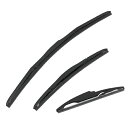 【送料無料】 純正型 エアロワイパー マツダ フレアワゴン MM32S MM42S ブレード一体型 フロントワイパー & リアワイパー 3本セット 1台分 交換...