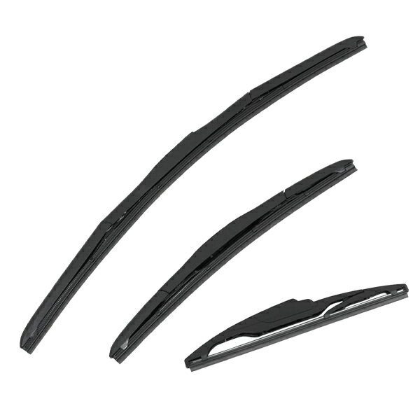 【送料無料】 純正型 エアロワイパー スズキ MRワゴン MF33S ブレード一体型 フロントワイパー ＆ リアワイパー 3本セット 1台分 交換用 窓 ワイパー 補修