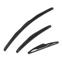 【送料無料】 純正型 エアロワイパー ミツビシ eKクロス B34W B35W B37W B38W ブレード一体型 フロントワイパー & リアワイパー 3本セッ...