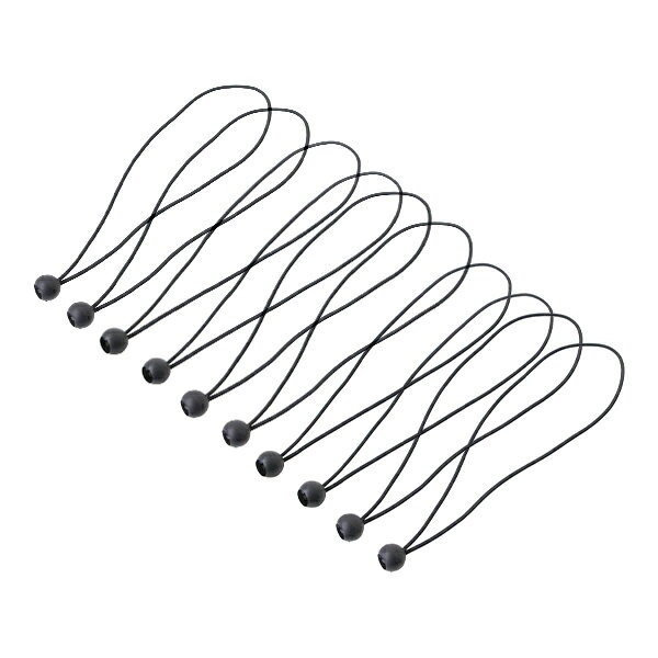 ボールバンジーコード 10個セット ゴム紐 ゴムバンド 荷台 荷物 固定ベルト ロープ ボール バンジー コ..