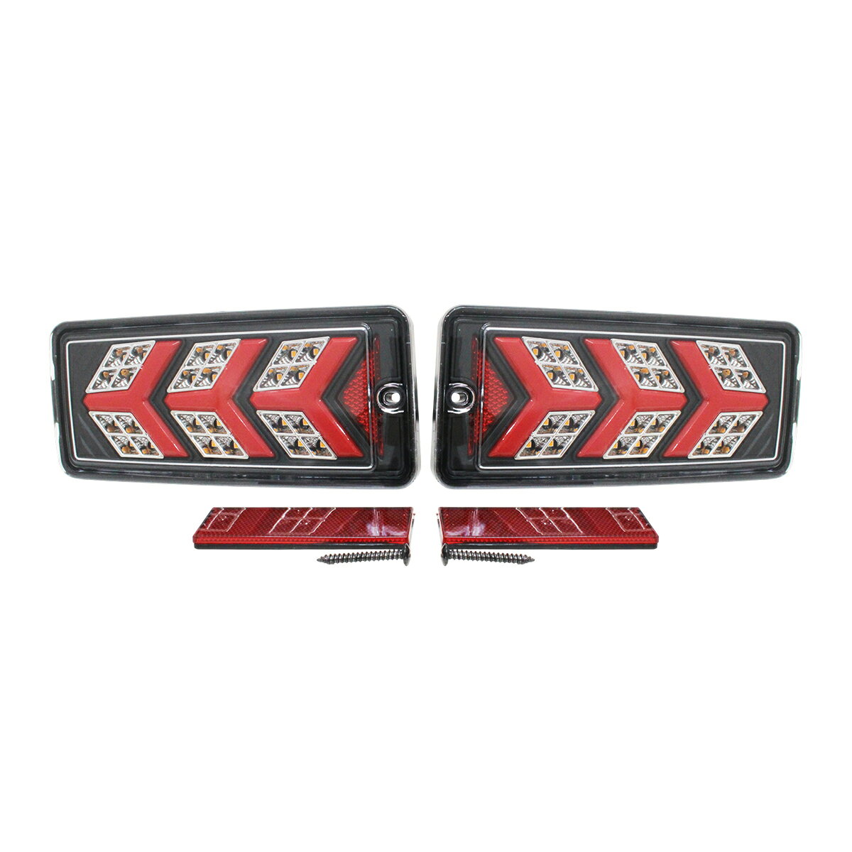 流れる シーケンシャル ウインカー LED テールランプ 左右セット サンバートラック グランドキャブ S500J S510J R3.12? 後期 テールライト オープニング機能