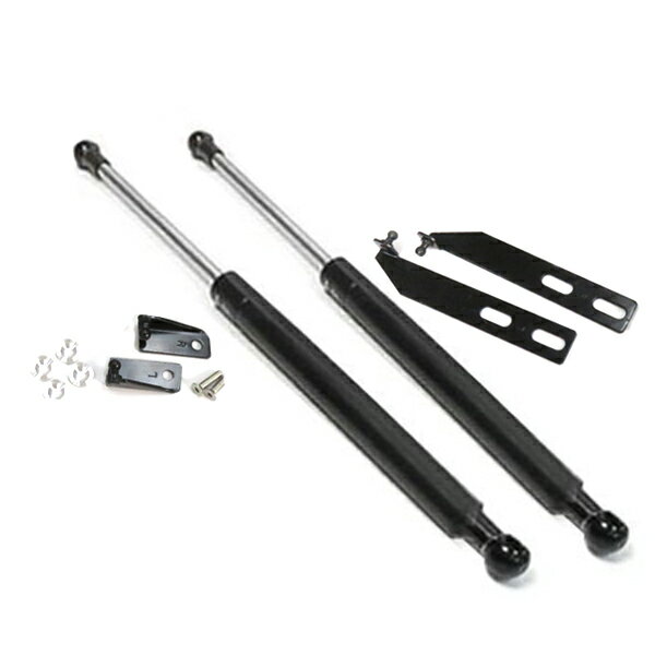 【送料無料】 ボンネットダンパー ノア ヴォクシー 80系 H26/1〜 ブラック/黒 左右セット トヨタ【2本 ショック アブソーバー ボディバンパー 開閉 純正パネル 穴 使用 純正ボンネット ボルトオン エンジンルーム】