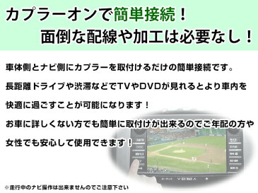 【メール便送料無料】 走行中にテレビが見れる テレビキット ヴェルファイアハイブリッド AYH30 H30.1〜 ジャンパーキット カーナビ 地デジ Tvkit キャンセラー