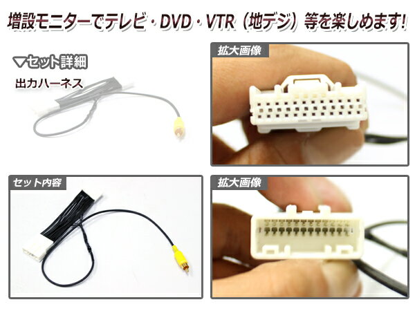 【メール便送料無料】 VTR出力アダプター 日産 フーガ Y51 H21.12〜 外部出力 メーカーナビ用 純正ナビ用 VTRアダプター