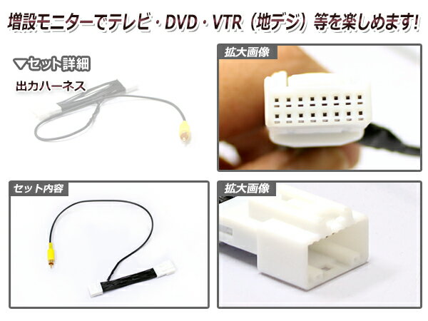 【メール便送料無料】 VTR出力アダプター トヨタ bB QNC20/21/25 H19.9〜H28.7 外部出力 メーカーナビ用 純正ナビ用 VTRアダプター