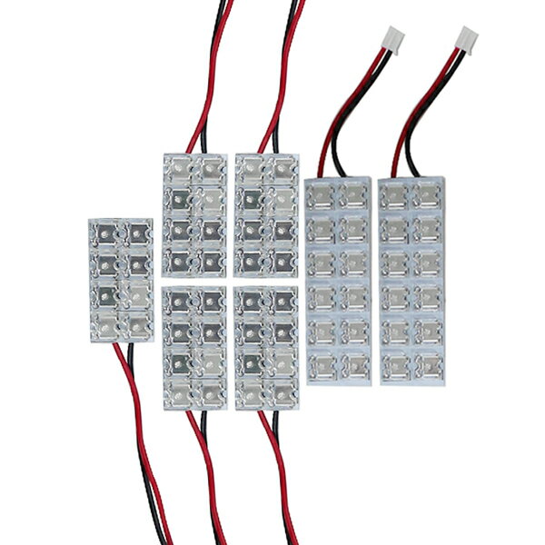 送料無料 LEDルームランプ エスティマ 40系 H12～H17 64発【トヨタ FLUX 室内灯 電球 ブルー 青 ルーム..