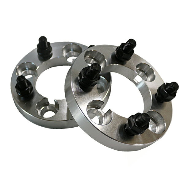 ワイドトレッドスペーサー 4H 4穴 PCD100 30mm M12-P1.5 2枚 スペーサー ツライチに ワイトレ ナット ワイドスペーサー ホイール スペーサー セッティング アルミ 鍛造 オフセット