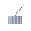 【メール便送料無料】 基盤ルームランプ 36連 SMD 9×4 62mm×34mm ホワイト/白基盤 LED 板LED プレート カーテシ ルームランプ 室内灯 車内灯 など 【LEDバルブ 電球 ライト ドレスアップ イルミネーション HID HIDフルキット HIDキット キセノン と相性抜群】